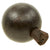 Original French WWI Model 1847 Ball Hand Grenade with Fuse - Inert Original Items