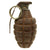 Original U.S. WWII Inert MkII Pineapple Fragmentation Grenade Original Items
