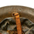 Original U.S. WWI M1917 Doughboy Helmet with Camouflage Textured Paint Original Items