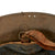 Original U.S. WWI M1917 Doughboy Helmet with Painted British 1st Division Insignia and Holes for Wilmer Eye Shields Original Items