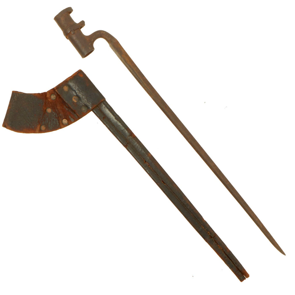 Original U.S. Civil War Gettysburg Battlefield Recovered P-1853 British Enfield Bayonet with Federal Issue Scabbard - From Shields Battlefield Museum Original Items