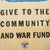 Original U.S. WWII War Fund Poster - He’s Up To His Neck,Too… But He’s Giving Original Items