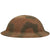 Original U.S. WWI M1917 7th Infantry Division Doughboy Helmet with Textured Camouflage Paint Original Items