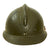 Original WWII French Model 1926 Adrian Infantry Helmet with Liner & Chinstrap - Olive Green Original Items
