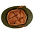 Original WWII French Model 1926 Adrian Infantry Helmet with Liner & Chinstrap - Olive Green Original Items