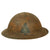 Original U.S. WWI M1917 91st Infantry Division Doughboy Helmet With Textured Paint - Wild West Division Original Items