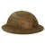 Original U.S. WWI M1917 91st Infantry Division Doughboy Helmet With Textured Paint - Wild West Division Original Items