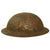 Original U.S. WWI M1917 91st Infantry Division Doughboy Helmet With Textured Paint - Wild West Division Original Items