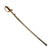Original WWII Imperial Japanese Army Type 19 Kyu-Gunto Long Nickel Plated Parade Sword with Scabbard Original Items