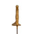 Original WWII Imperial Japanese Army Type 19 Kyu-Gunto Long Nickel Plated Parade Sword with Scabbard Original Items