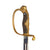 Original WWII Imperial Japanese Army Type 19 Kyu-Gunto Long Nickel Plated Parade Sword with Scabbard Original Items