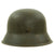 Original German WWII Army Heer Complete M42 Named Single Decal Helmet - Size 64 Shell Original Items