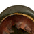 Original German WWII Army Heer M40 Single Decal Steel Helmet with Damaged Liner - EF64 Original Items