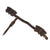 Original German WWII Army (Heer) Field Gear Set: Belt, Buckle, 98k Bayonet, Frog, and Ammo Pouches Original Items