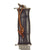 Original U.S. WWII Large EG Waterman E.G.W. Leather Grip Fighting Knife with Scabbard Original Items