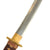 Original WWII Japanese Type 98 Shin-Gunto Katana by KUNITOSHI with Heavily Personalized Leather Covered Scabbard Original Items