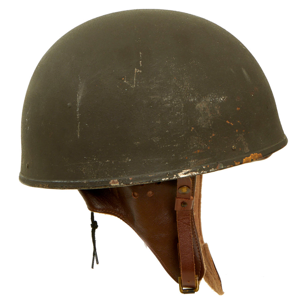 Original WWII British 1945 Dated MkI Dispatch Rider Helmet by