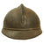 Original WWI French Model 1915 Adrian Helmet For Colonial Artillery Troops-Complete with 1st Pattern Liner and Chinstrap Original Items