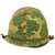 Original U.S. Vietnam M1 Helmet with USMC Camouflage Cover and Firestone Liner Original Items