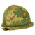 Original U.S. Vietnam M1 Helmet with USMC Camouflage Cover and Firestone Liner Original Items