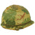 Original U.S. Vietnam M1 Helmet with USMC Camouflage Cover and Firestone Liner Original Items