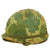 Original U.S. Vietnam M1 Helmet with USMC Camouflage Cover and Firestone Liner Original Items