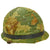 Original U.S. Vietnam M1 Ingersoll Helmet with USMC Camo Cover & Updated WWII Westinghouse Liner Original Items