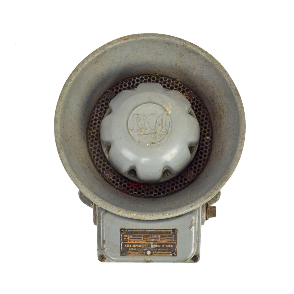 Original U.S. WWII US Navy 1 Main Circuit 1MC Speaker MI-2961 “Reproducer” Amplifier Original Items