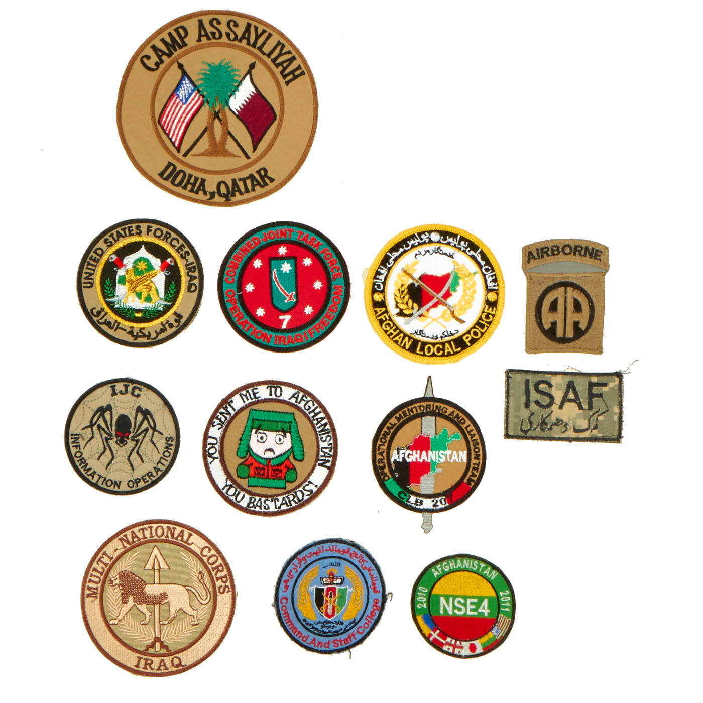 Embroidered Military Patches