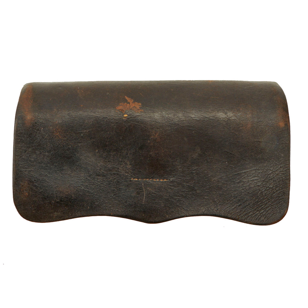 Original U.S. Early Civil War Cavalry Carbine Cartridge Box, Complete with Wooden Block Insert Original Items