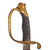 Original U.S. Civil War M1850 Foot Officer Sword with Etched German Blade & Leather Scabbard Original Items