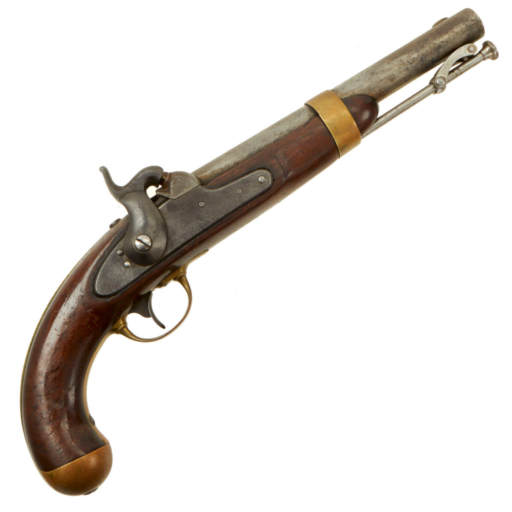 Original U.S. Civil War Era M-1842 Cavalry Percussion Pistol by I.N. Johnson - dated 1854 Original Items