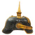 Original Imperial German WWI Prussian Dragoon Officer M1897 Pickelhaube Helmet Original Items