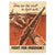 Original U.S. WWII Government Printing Office Propaganda Poster “Fight For Freedom” - 20” x 14” Original Items