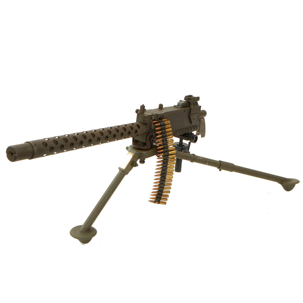 Original U.S. WWII Browning .30 Caliber M1919A4 Display Machine 