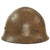 Original Japanese WWII Type 90 Army Helmet with Complete Liner and Chinstrap - Tetsubo Original Items
