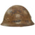 Original Japanese WWII Type 90 Army Helmet with Complete Liner and Chinstrap - Tetsubo Original Items