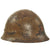 Original Japanese WWII Type 90 Army Helmet with Complete Liner and Chinstrap - Tetsubo Original Items