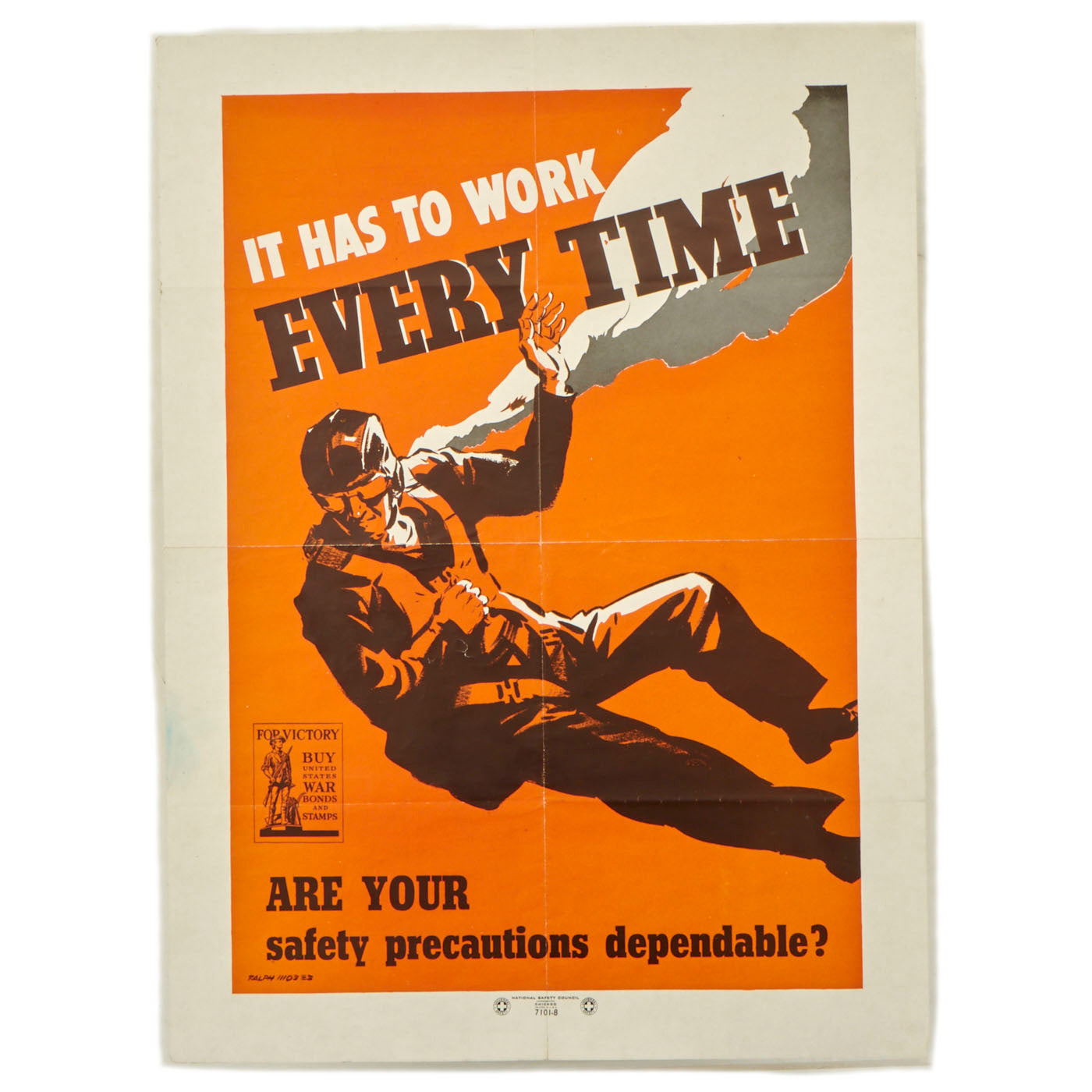 Vintage National Safety Poster Safety Starts When You Vintage National Safety Poster Safety Starts When You
