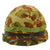 Original U.S. Vietnam War Issued WWII Schlueter M1 Helmet With Capac Liner and WWII USMC Mosquito Net Cover Original Items