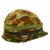 Original U.S. Vietnam War Issued WWII Schlueter M1 Helmet With Capac Liner and WWII USMC Mosquito Net Cover Original Items