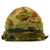 Original U.S. Vietnam War Issued WWII Schlueter M1 Helmet With Capac Liner and WWII USMC Mosquito Net Cover Original Items