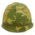 Original Vietnam U.S. M-1C Paratrooper M1 Helmet in Untouched Battle-Worn Condition Original Items