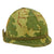 Original Vietnam U.S. M-1C Paratrooper M1 Helmet in Untouched Battle-Worn Condition Original Items