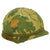 Original Vietnam U.S. M-1C Paratrooper M1 Helmet in Untouched Battle-Worn Condition Original Items