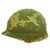 Original Vietnam U.S. M-1C Paratrooper M1 Helmet in Untouched Battle-Worn Condition Original Items