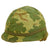 Original Vietnam U.S. M-1C Paratrooper M1 Helmet in Untouched Battle-Worn Condition Original Items