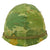 Original U.S. Vietnam M1 Helmet with USMC Camouflage Cover and 1969 Dated Liner Original Items