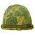 Original U.S. Vietnam M1 Helmet with USMC Camouflage Cover and 1969 Dated Liner Original Items