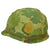 Original U.S. Vietnam M1 Helmet with USMC Camouflage Cover and 1969 Dated Liner Original Items